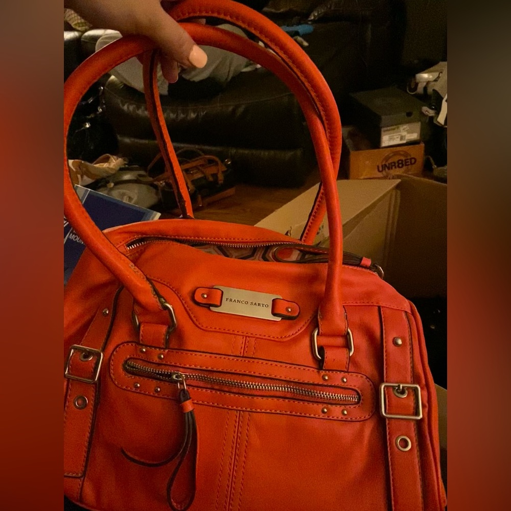 Nice orangy red Franco sarto purse